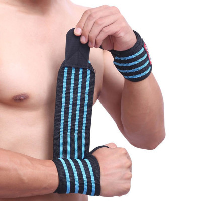 Băng Quấn Bảo Vệ Cổ Tay GYM  Wrist Cao Cấp 60x8cm (1 Đôi)