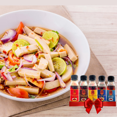 Combo 5 Loại Mẫu Thử Nước Mắm Cá Cơm Hương Phú - Mẫu Thử