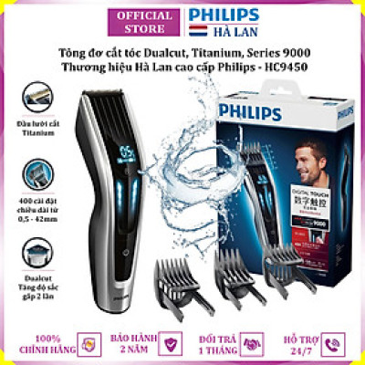 Tông đơ cắt tóc cao cấp Philips HC9450/15 - Hàng nhập khẩu chính hãng