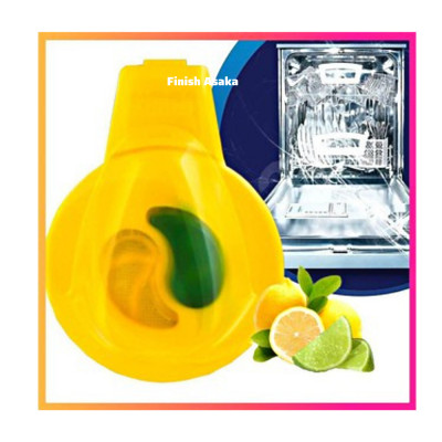 Treo khử mùi hôi trong máy rửa bát Finish, Hương chanh - Chính hãng.