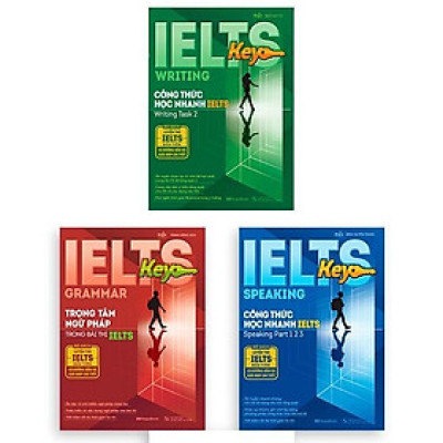 Sách - Ielts Key - Công Thức Học Nhanh Ielts - Combo 3 Cuốn - Megabook