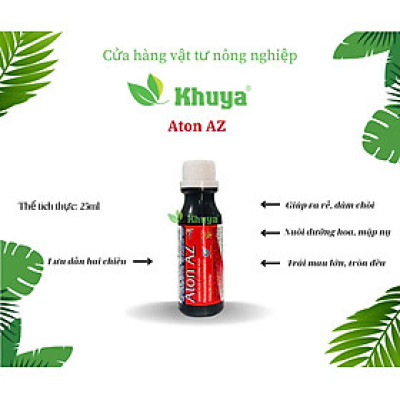 Phân bón lá trung vi lượng aton AZ 25ml Ra rễ, Xé mắt cua, Bung bông