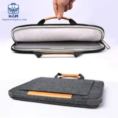 Túi chống sốc hàng chính hãng WiWU Smart Stand Sleeve Wi-SSS 15.4 inch tích hợp giá đỡ tản nhiệt gấp gọn - siêu tiện lợi