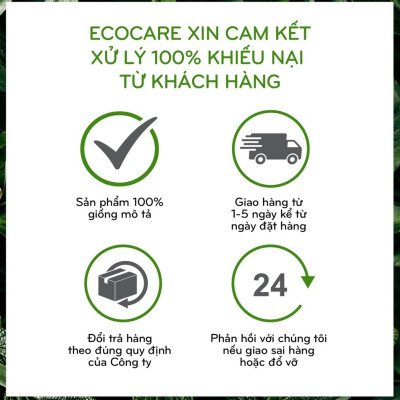 Nước Rửa Chén Hữu Cơ Bồ Hòn Và Tinh Dầu Sả Chanh 500ml thương hiệu Ecocare