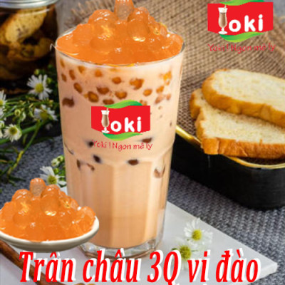 Yoki Trân châu đào 3Q dai, giòn, thơm ngát