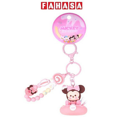 Móc Khóa Bánh Donut Disney Và Những Người Bạn - Chuột Mickey Chuột Minnie - Goldlok STC119034/Minnie