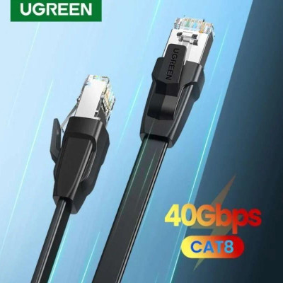 Ugreen UG10980NW134TK 1M CAT8 U-FTP 2000Mhz 30AWG cáp mạng màu đen - HÀNG CHÍNH HÃNG
