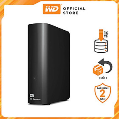 Ổ Cứng Di Động WD WD Elements Portable 3.5 16TB Hàng Chính Hãng