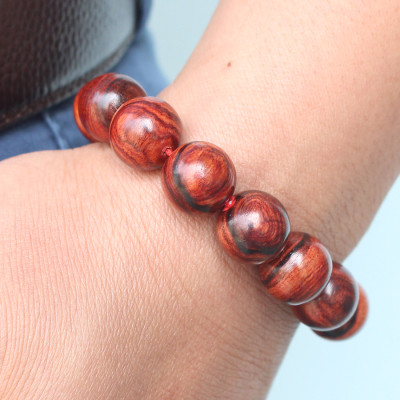 Vòng tay Phong thủy Gỗ Sưa_14 ly_15 hạt