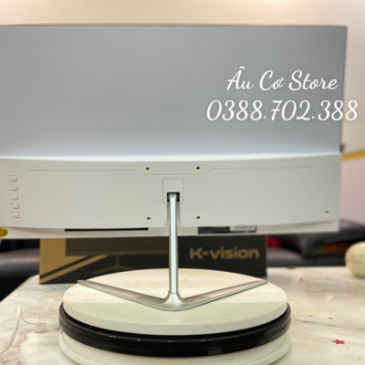 MÀN HÌNH CONG FULL VIỀN K-vison 24 inch -MÀU TRẮNG - FUll HD 1920x1080 - Chống Lóa - Tần số 75Hz - Hàng Chính Hãng