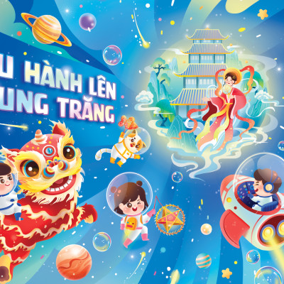 Hộp Quà Trung Thu 2023 - Du Hành Lên Cung Trăng