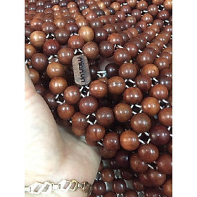 Chiếu Hạt Gỗ Hương Đỏ , kích Thước 1,2mx1,9m hạt 1.2cm - Chiếu gỗ Mian .vn ( video , hình thật )