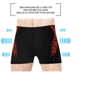 Quần bơi nam Vải dày đẹp - Quần bơi hè mẫu mới hot