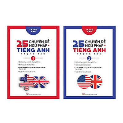 Sách - Combo 25 Chuyên Đề Ngữ Pháp Tiếng Anh Trọng Tâm (2 Tập)