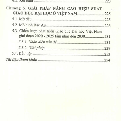 Phân Tích Hiệu Suất Của Giáo Dục Đại Học Ở Việt Nam - Trịnh Thanh Hải, Trần Trung (Đồng chủ biên)