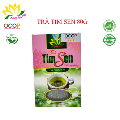 TRÀ TIM SEN HỘP 80G - HƯƠNG SEN VIỆT