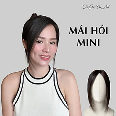 Mái hói mini 2 kẹp tóc thậ.t nữ - Tóc Giả Vân Anh