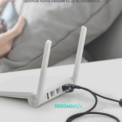 Ugreen UG70681NW135TK 3M Cat6E FTP cáp nối mạng truyền dữ liệu giữa các máy tính - HÀNG CHÍNH HÃNG