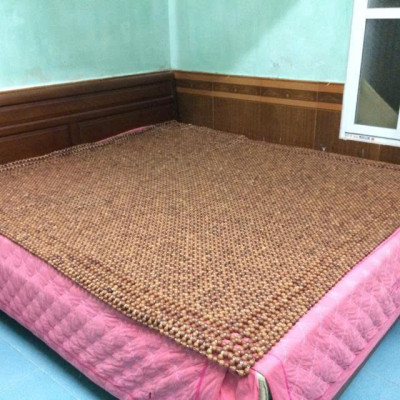 Chiếu Hạt Gỗ Hương Cao Cấp - Kích Thước 1,8mx2m hạt 1.6cm ( video , hình thật )