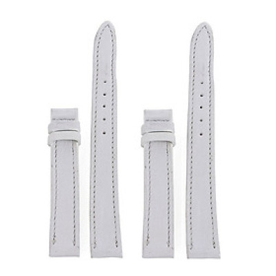 Dây đồng hồ da bò nhiều size màu trắng HJ8105-19-33 