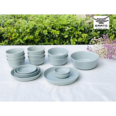 Bộ bát đĩa Mono 6 người 15P - Erato - Hàng nhập khẩu Hàn Quốc