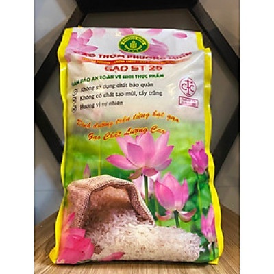 Gạo ST25 Phương Minh( Chứng nhận VietGAP) 5kg