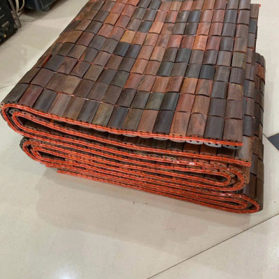 Chiếu Gỗ Trắc Miếng Cao Cấp - Kích Thước 1,8mx2m ( video , hình thật ) 