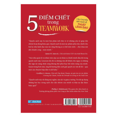 5 điểm chết trong teamwork - Patrick Lencioni