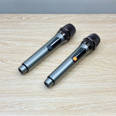 Bộ Micro Không Dây TTD-M12, Màn Hình LED, Chống Hú Tốt, Hát Nhẹ, Sóng Mạnh, Âm Thanh Cực Hay ( Hàng Chính Hãng )