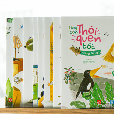 Sách - Dạy con thói quen tốt - Giáo dục kỹ năng đầu đời cho trẻ từ 3 - 6 tuổi - Combo 8 tập - Đinh Tị Books