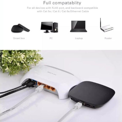 Ugreen UG11270NW107TK 3M màu Đen Cáp mạng LAN CAT7 STP chống nhiễu - HÀNG CHÍNH HÃNG