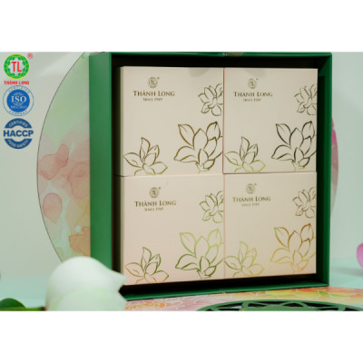 Hộp Bánh Trung Thu 4 bánh 1 trứng 150g - COMBO SUPER A8 - Thành Long - (600g) - VIỆT NAM