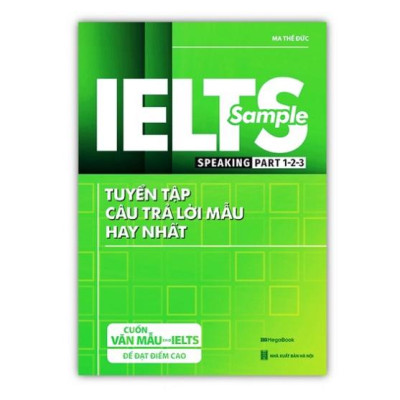 Sách - Combo IELTS SAMPLE Writing 1,2 & Speaking 1,2,3 - Tuyển tập câu trả lời mẫu hay nhất (MG)