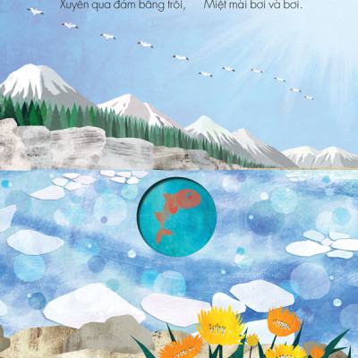 Sách tranh song ngữ Dòng sông - Hành trình vĩ đại về biển cả - Ehomebooks - Dành cho trẻ từ 0-6 tuổi