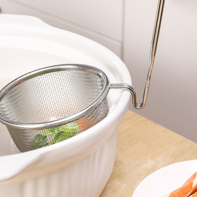 Combo 02 dụng cụ vớt lọc thực phẩm inox Echo Misokoshi Ø10cm - Hàng nội địa Nhật Bản |#Mẫu Mới|