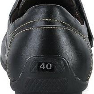 Giày rọ nam Huy Hoàng da bò màu đen HT7786