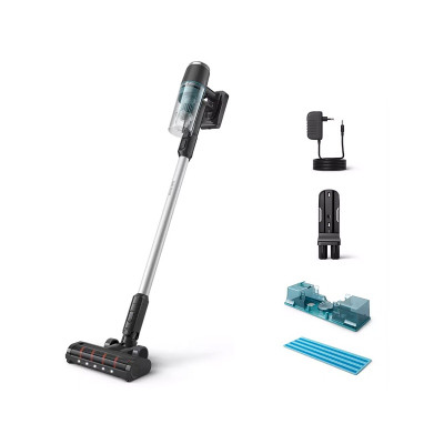 Máy hút bụi và lau sàn không dây dạng cán, máy hút bụi cầm tay Philips XC3131/01, bảo hành 2 năm | Hàng Chính Hãng