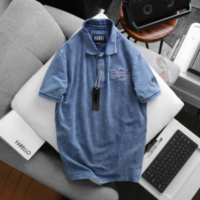 Áo thun polo D.I.E.S.E.L wash acid_chiến thuật_dã ngoại