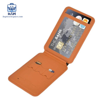 Ví đựng thẻ từ tính hàng chính hãng WiWU Wi-MW005 Mag Wallet FM: Chống quẹt thẻ trộm, tương thích Apple Find My