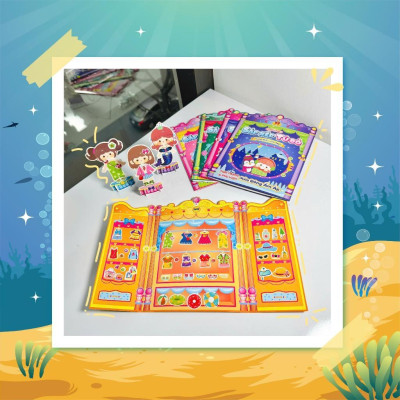 Sách - Trò Chơi Sắp Xếp Tủ Đồ Cùng Mika Xinh Đẹp - Thời Trang Và Phụ Kiện Nàng Tiên Cá - Bóc Dán 80+ Sticker Cho Bé Gái - Megabook