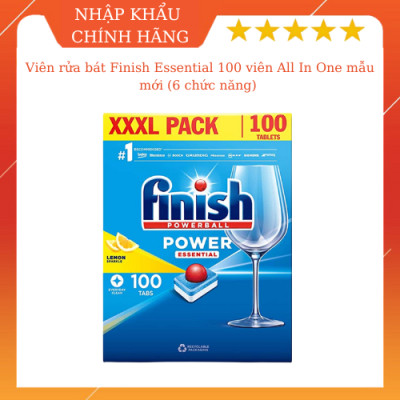 Viên rửa bát Finish All in 1 100 viên - 6 chức năng