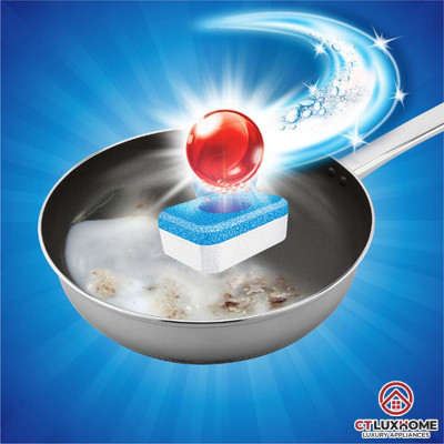 Viên rửa chén bát Finish All In One 90 viên hương chanh 