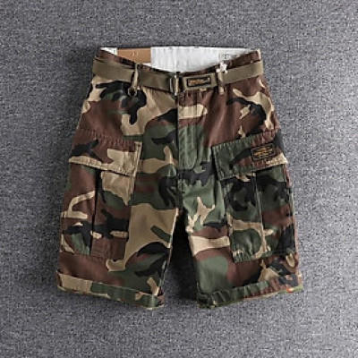 Quần short túi hộp_kèm thắt lưng