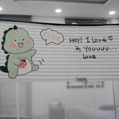 Màn Chụp Đỉnh Vuông Cao Cấp Mộc Miên - Kích thước 1,8mx2m ( Hình thật )