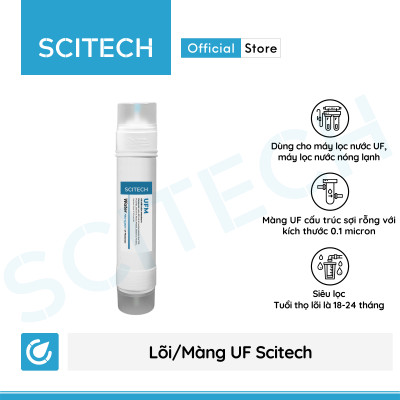 Bộ lọc nước uống công nghệ UF 4 cấp lọc by Scitech (Không dùng điện, không nước thải) - Hàng chính hãng