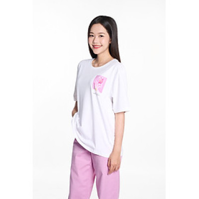 Áo Thun Graphic Tay Ngắn Nữ Ninomaxx 2503010
