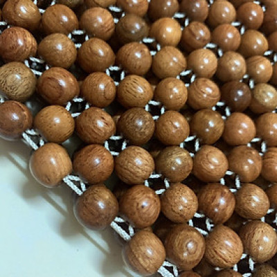 Chiếu Hạt Gỗ Hương Cao Cấp - Kích Thước 1,5mx1,9m hạt 1.2cm ( video , hình thật )