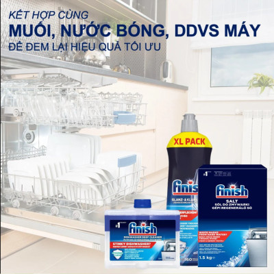 Túi 100 viên rửa chén Finish All In 1 Dishwasher Tablets PTT028268