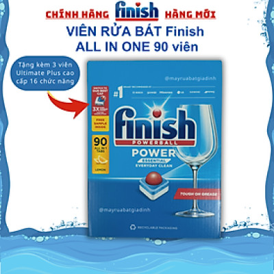 viên rửa chén Finish allin1 hộp100 viên
