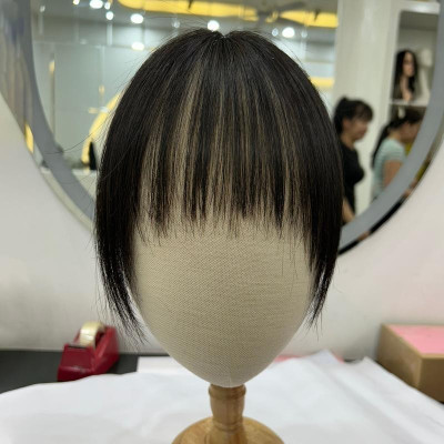 Mái nửa trước cắt tỉa sole tóc th.ật - Tóc Giả Vân Anh